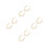 8Pcs Multi Alloy Handbag Chains Stylish Decorative Purse Accessories 6