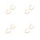 8Pcs Multi Alloy Handbag Chains Stylish Decorative Purse Accessories 9