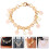 8Pcs Multi Alloy Handbag Chains Stylish Decorative Purse Accessories 11