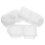 100Pcs Disposable Double Compartment Portion Cups Transparent PP 2