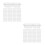 100Pcs Disposable Double Compartment Portion Cups Transparent PP 9