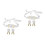 2Sets Comfortable White Floral Maternity Sash Belt for Pregnancy Decor 6