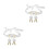 2Sets Comfortable White Floral Maternity Sash Belt for Pregnancy Decor 7