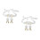 2Sets Comfortable White Floral Maternity Sash Belt for Pregnancy Decor 9