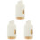 3Pcs Reusable Toothpick Holder Light Yellow Desktop Container for Home 3