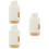 3Pcs Reusable Toothpick Holder Light Yellow Desktop Container for Home 8