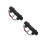 2Pièces Chargeur ABS Noir Double USB Voltmètre Intégré 5