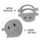 3Pièces En Silicone Pour Bébé Sécurisés 8