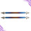 2Pairs Lightweight Front Lip Pull Rod for Car Universal Modified Bar 11