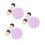 21Pc Compact Cosmetic Mirror Lightweight Portable Assorted 6