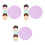 21Pc Compact Cosmetic Mirror Lightweight Portable Assorted 7