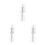 3Pcs Multipurpose Plastic Powder Pump Bottles Transparent for Storage 4