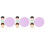 21Pc Compact Cosmetic Mirror Lightweight Portable Assorted 8