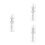 3Pcs Multipurpose Plastic Powder Pump Bottles Transparent for Storage 10