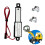 2X  Atuador Linear Elétrico - Curso de 1,2 Polegadas, 64N / 14,4 Libras, Velocidade de 0,6 Polegadas / S  Atuador de Movimento à Prova D'água 2