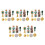 5Sets Wax Seal Kit with Creative Shapes for Letter and Present 4
