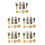 5Sets Wax Seal Kit with Creative Shapes for Letter and Present 6