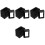24Pcs Plastic Fence Post Skirts ABS Decorative Post Trim Covers 5