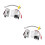 2Sets Urinoir Sensor Spoelventiel Set ABS Toilet Accessoires 7