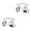 2Sets Urinoir Sensor Spoelventiel Set ABS Toilet Accessoires 8