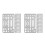 12Pcs Stainless Steel Drawing Eraser Shield Template for Technical Use 3