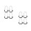 8Sets White ABS Melodica Mouthpiece Tube Flexible Plastic Replacement 9