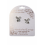 All That Sparkles Chic Bow Silver Plated Stud Drop Earrings 1