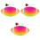 3Pcs Foldable Pool Ball Toy Assorted Beach and Pool Fun 3