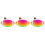 3Pcs Foldable Pool Ball Toy Assorted Beach and Pool Fun 4