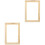 2Pcs Durable Wooden Screen Printing Frames Chocolate Color for DIY Use 3