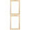 2Pcs Durable Wooden Screen Printing Frames Chocolate Color for DIY Use 5