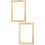 2Pcs Durable Wooden Screen Printing Frames Chocolate Color for DIY Use 7
