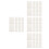 340Pcs White Blank Guitar Tab Paper Sheets for Home Use Smooth Writing 8