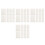 340Pcs White Blank Guitar Tab Paper Sheets for Home Use Smooth Writing 9