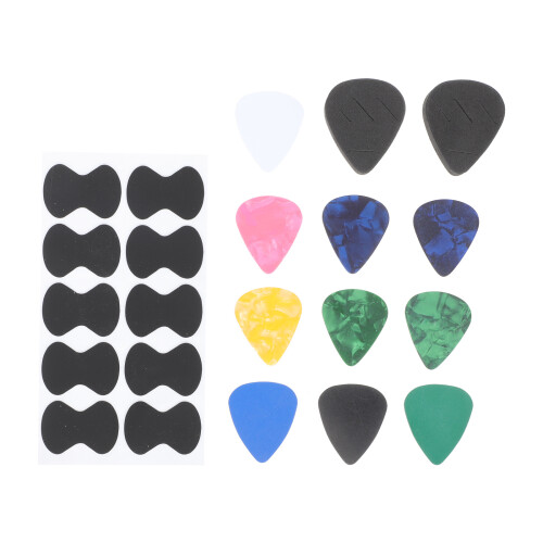 3Sets Assorted Color Plastic Guitar Picks Ergonomic Grips for Guitar 1