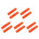 10Pcs Orange Broom Handle Repair Kit Plastic Extension Pole Attachment 6
