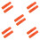10Pcs Orange Broom Handle Repair Kit Plastic Extension Pole Attachment 9