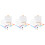 3Sets White Wooden Desktop Mini Easel Paint Set for Beginner Hobbyists 4