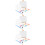 3Sets White Wooden Desktop Mini Easel Paint Set for Beginner Hobbyists 8