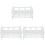 3Pcs Transparent Acrylic Organizer Bar Cup Holder 3