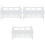 3Pcs Transparent Acrylic Organizer Bar Cup Holder 4