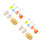 14Pcs Child Garden Tools Kit Assorted Color Safety Rounded Edges 6