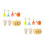 14Pcs Child Garden Tools Kit Assorted Color Safety Rounded Edges 8