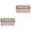 2St Decoratieve Metaaldoos Met , Gouden Koekjescontainer 5