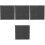 4Pcs Graphite Carbon Felt Welding Blankets Easy Cut Lightweight Black 5