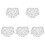 5Pcs Reusable White Cloth Bear Doll Underwear Plush Shorts Accessory 4