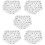 5Pcs Reusable White Cloth Bear Doll Underwear Plush Shorts Accessory 10