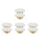 8Pcs Fire Sprinkler Head Flange Covers Golden Copper Protective Plates 7