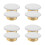 8Pcs Fire Sprinkler Head Flange Covers Golden Copper Protective Plates 9