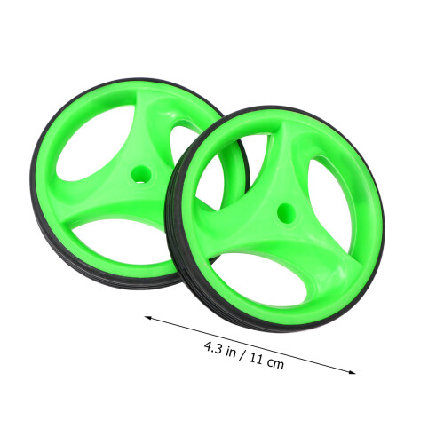 2Sets Durable Light Bike Training Wheels Flashing Auxiliary 1